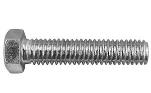 screw with hexagonal head / stainless steel