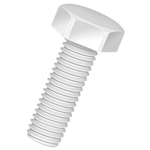 screw with hexagonal head / polypropylene