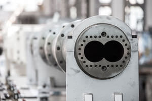 twin-screw extruder / for thermoplastics / compounding