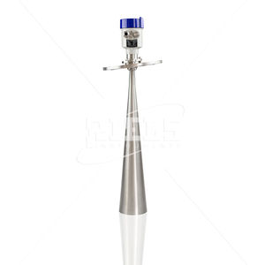 radar level transmitter / for solids / for silos / stainless steel
