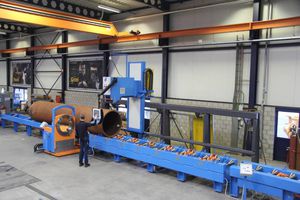 metal cutting machine / oxy-fuel / for tubes / CNC