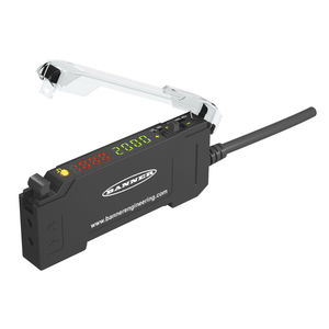 fiber optic amplifier / DIN rail / dual-display