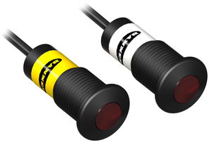 through-beam photoelectric sensor / cylindrical / infrared / LED