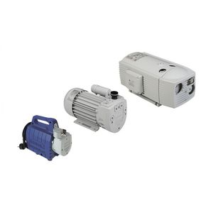 rotary vane vacuum pump / oil-free / single-stage / compact