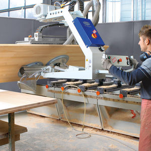 sheet metal vacuum lifting device / for wooden sheets / pneumatic / horizontal