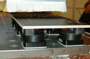 T clamping plate / rectangular / magnetic