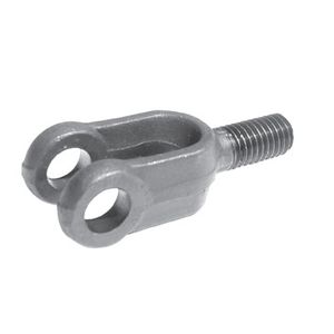 clevis with male thread / steel