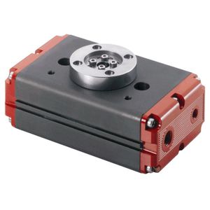 rotary actuator / pneumatic / double-acting / rack-and-pinion