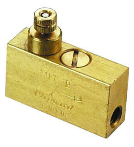 needle valve / for fluids / flow-control / miniature