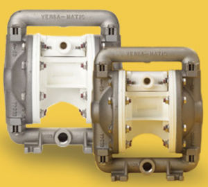 adhesive pump / pneumatic / double-diaphragm / aluminum