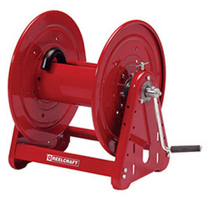 hose reel / hand crank / open / for oil