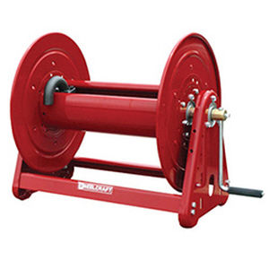hose reel / hand crank / open / for oil