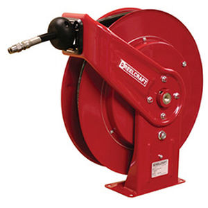 hydraulic hose reel / self-retracting / with mounting bracket / corrosion-resistant