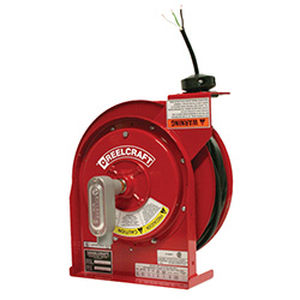 cable reel / self-retracting / with mounting bracket / corrosion-resistant