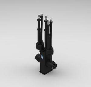 gate valve / for gas / lever / shut-off