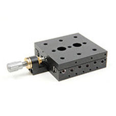 linear positioning stage / manually-operated / single-axis / high-accuracy