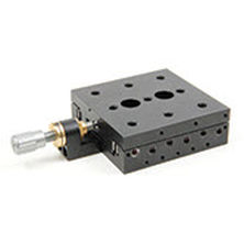 linear positioning stage / manually-operated / 1-axis / crossed roller