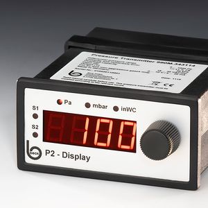digital pressure gauge / differential pressure / for air / for gas