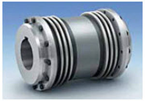 bellows coupling / metal / for high torque / flange