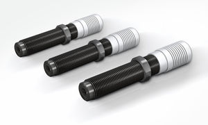 shock absorber / fluid / self-compensating / compact
