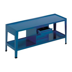 wooden workbench / 3-drawer / monobloc