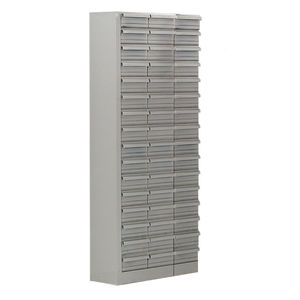 storage cabinet / floor-mounted / multi-drawer / sheet steel