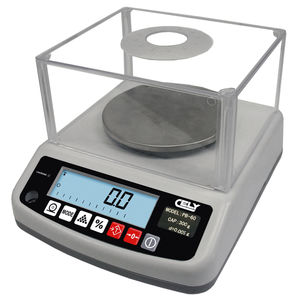 precision scale / with LCD display / battery-powered / portable