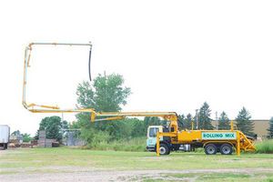 construction truck-mounted concrete pump