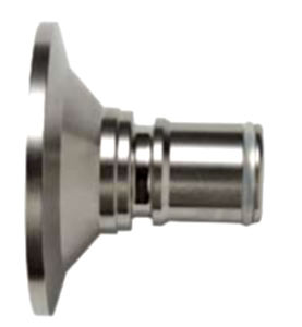 quick coupling / straight / pneumatic / stainless steel