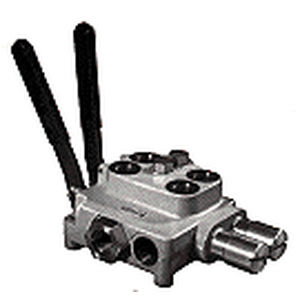 spool hydraulic directional control valve / lever-operated / 4/3-way / compact