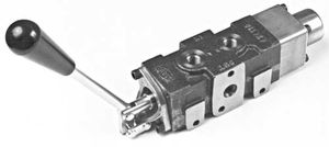 spool hydraulic directional control valve / manual / 4/3-way / compact