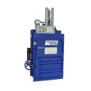 vertical chamber baling press / front-loading / for plastics / for paper