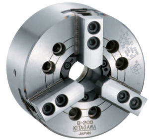turning chuck / gripper / 3-jaw / through-hole