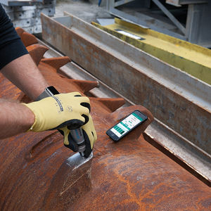 Vickers hardness tester / portable / ultrasonic / wireless