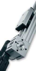 roller linear guide / stainless steel / aluminum / with belt transmission
