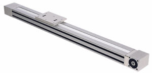 linear actuator / double-acting / belt-driven / motorized