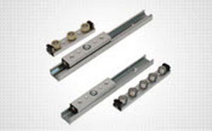 roller linear guide / slide / steel / aluminum