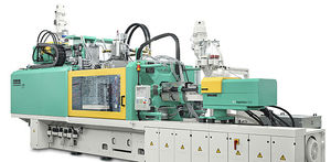 horizontal injection molding machine / hydraulic / servo-electric / toggle