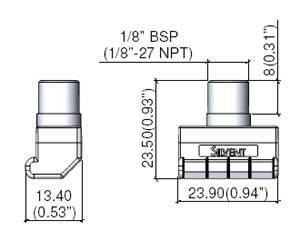 flat nozzle / air / outlet