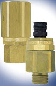 screw-in fitting / straight / hydraulic / swivel