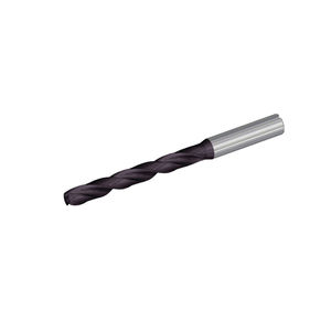solid drill bit / for steel / carbide / coated