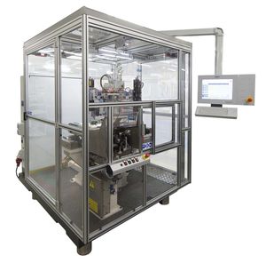 vertical balancing machine / dynamic / for rotors / semi-automatic