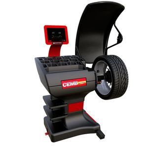 horizontal balancing machine / dynamic / pneumatic / for wheels