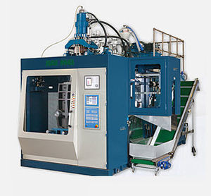 extrusion blow molding machine / single-station