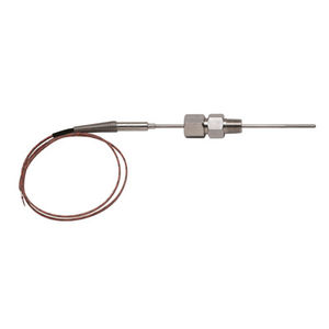 thermocouple / embedded / stainless steel / with metal thermowell