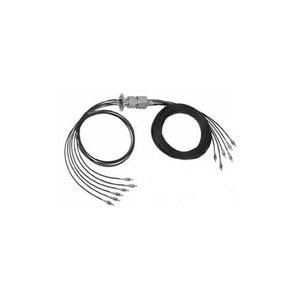 fiber optic cable feedthrough / multiple-element / for the semiconductor industry