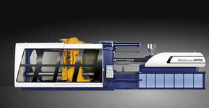 horizontal injection molding machine / hydraulic / two-platen