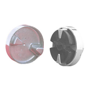 polyurethane coupling / cast iron / compact / flange