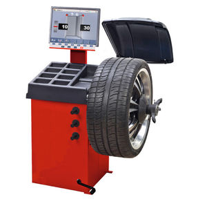 horizontal balancing machine / dynamic / for wheels / automatic