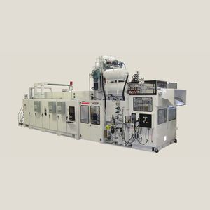 plastic film thermoformer / for food packaging / for cup production / automatic